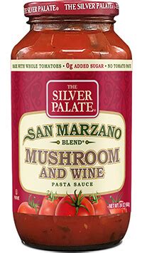 The Silver Palate® Mushroom and Wine Pasta Sauce | Silver Palate's pasta sauces start with high ...