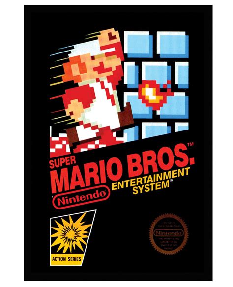 CUADRO SUPER MARIO BROS NES COVER – Gameplanet