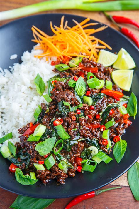 20 Minute Thai Basil Beef Recipe on Closet Cooking