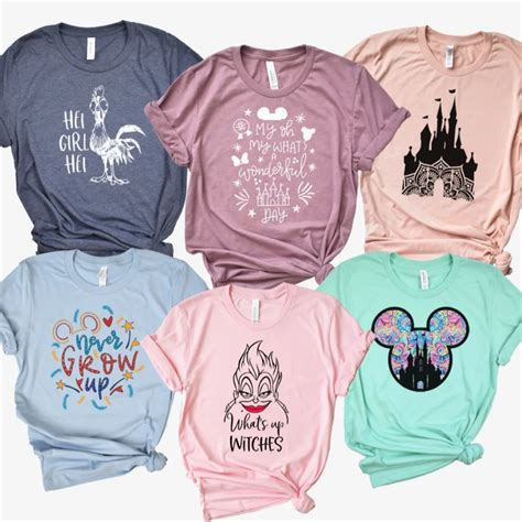 Theme Park Vacation Tees | Cute disney shirts, Disney world shirts, Disney attire