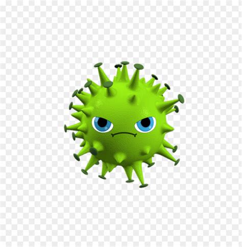 Download cartoon virus with face clipart png photo | TOPpng