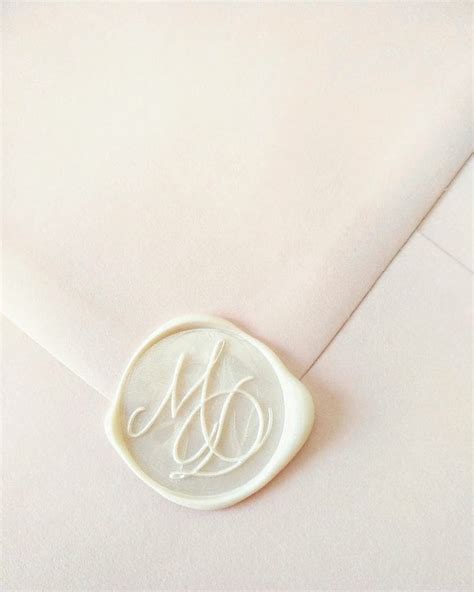 custom initials wax seal