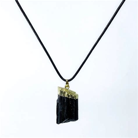 Black Tourmaline Necklaces Black Tourmaline Pendant