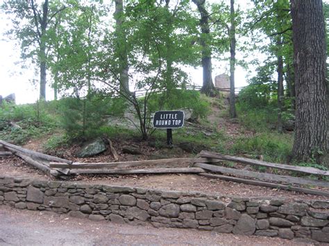 Little Round Top on the Gettysburg battlefield