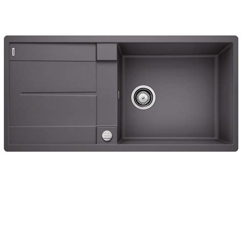 Blanco: Blanco Metra XL 6 S Rock Grey Silgranit Sink - Kitchen Sinks & Taps