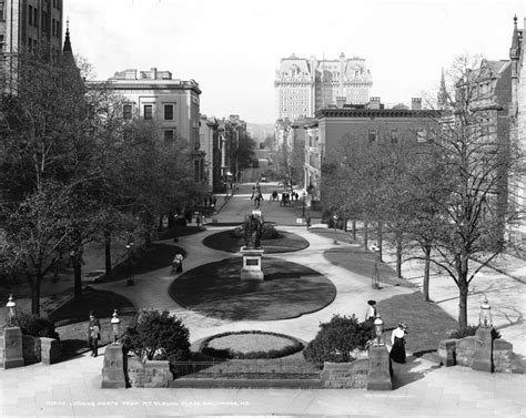 Another Great Photo of Mt. Vernon Place #1900s Vintage Photographs, Vintage Photos, Great Photos ...