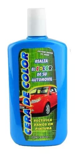 Cera Wax Color New Shine O Car Whash Varios Colores