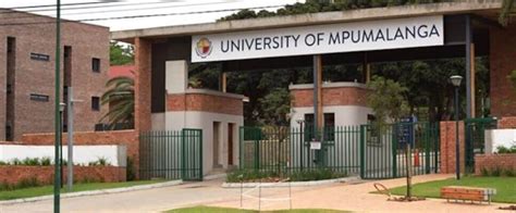 University of Mpumalanga 2020 Application - My Courses