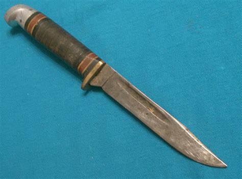 ANTIQUE WESTERN L48A HUNTING SKINNER BOWIE KNIFE KNIVES -- Antique Price Guide Details Page