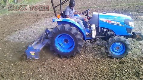 Bajak SAWAH dengan TEHNOLOGI CANGGIH MODERN TRAKTOR ISEKI NT540F - YouTube