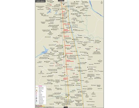 Buy Faridabad City Map Online