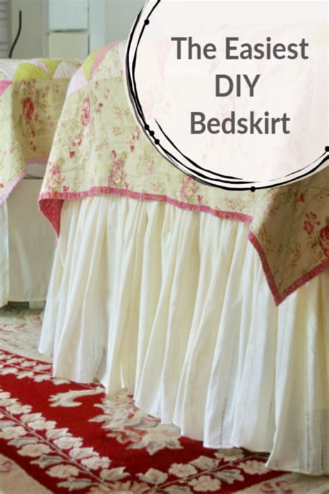 DIY Bedskirt: How to Make a Twin Bedskirt