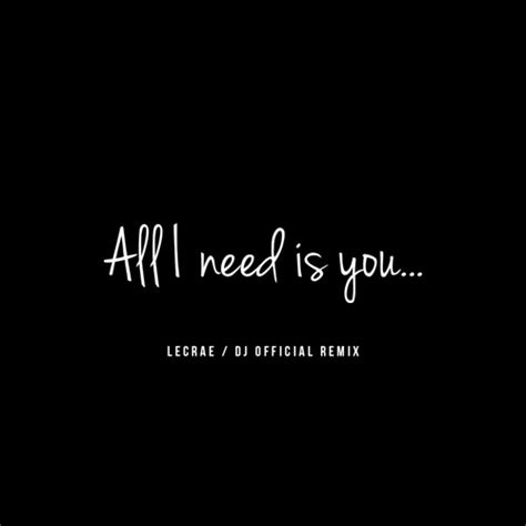 Stream Lecrae - All I Need Is You (DJ Official Trap Remix) by Rapzilla | Listen online for free ...