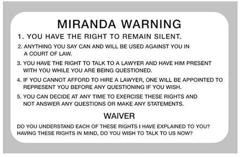 Miranda v Arizona 1966 | Reference Library | Politics | tutor2u