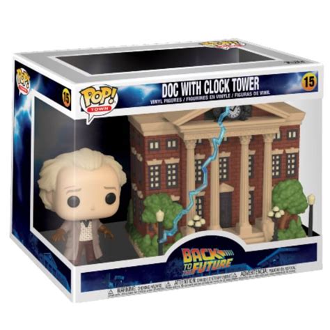 Back to the Future Funko POP Clock Tower with Doc Brown