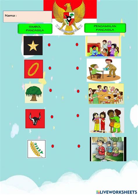 Pkn Lambang Sila Sila Pancasila Worksheet | Images and Photos finder