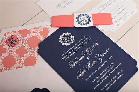 Monogrammed Wedding Invitations | Nico and Lala