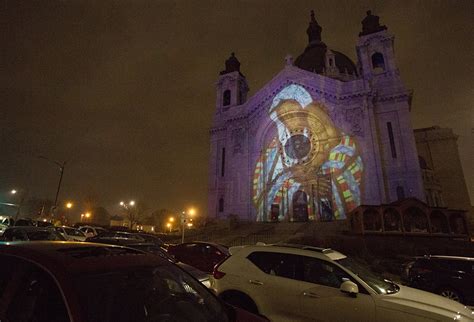 Nativity light-sound show projected on U.S. cathedral called joyful ...