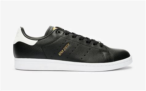 Available Now // The adidas Stan Smith is as Elegant as Ever in Tumbled Black Leather and ...