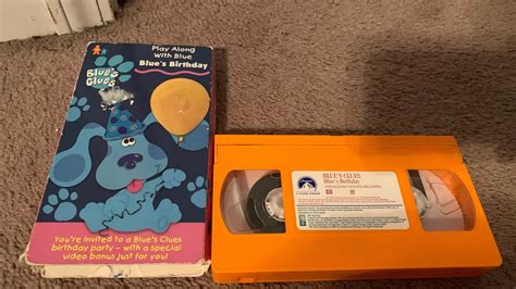 Opening to Blue’s Clues: Blue’s Birthday 1998 VHS (2000 Reprint) - YouTube