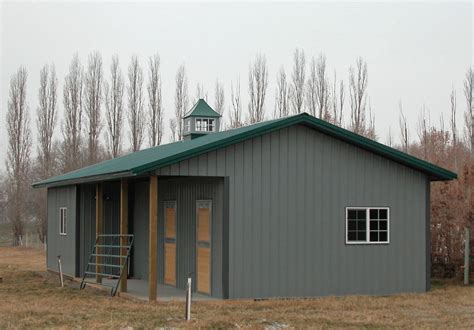 Steel Structures America | Metal horse barns, Barn pictures, Small horse barns