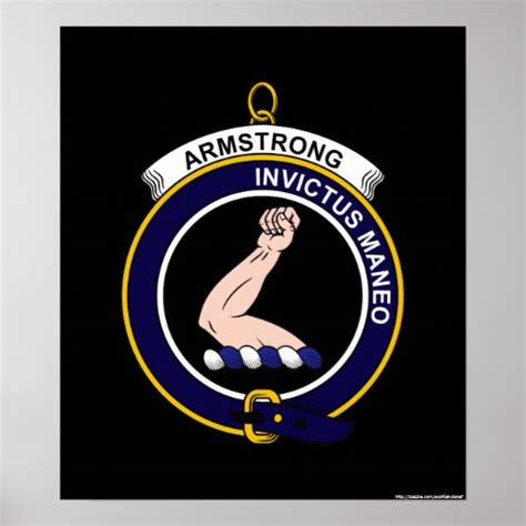 Armstrong - Clan Crest Poster | Zazzle