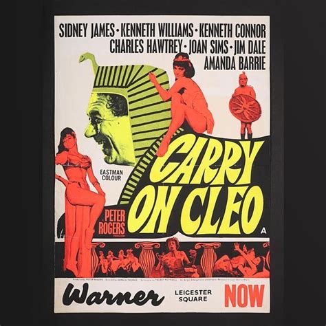 Lot #24 - CARRY ON CLEO (1964) - UK Lift Bill Poster 1964