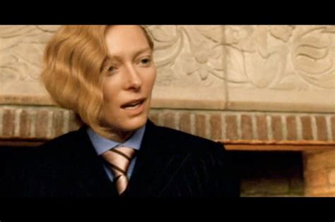 tilda swinton as the angel Gabriel in the film Constantine Tilda ...