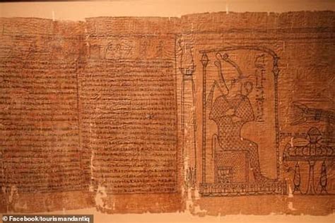 See The Preserved 52-foot-long Book Of The Dead Papyrus Laid In Found In An Ancient Egyptian ...