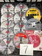 (12) ASSORTED CIRCULAR SAW BLADES - SEE PHOTOS - Earl's Auction Company