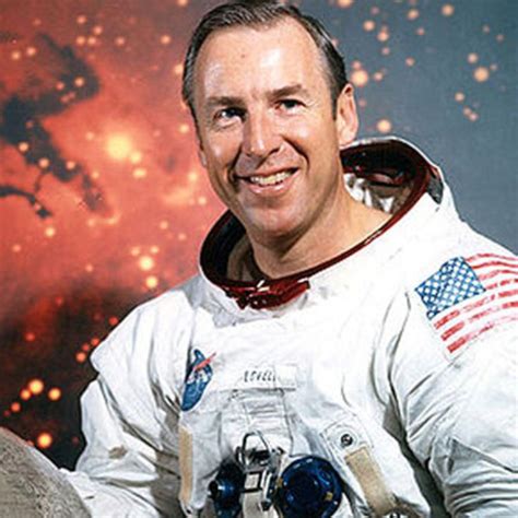 Jim Lovell, NASA astronaut born in Cleveland, Ohio, orbited the moon on Apollo 8, and commanding ...