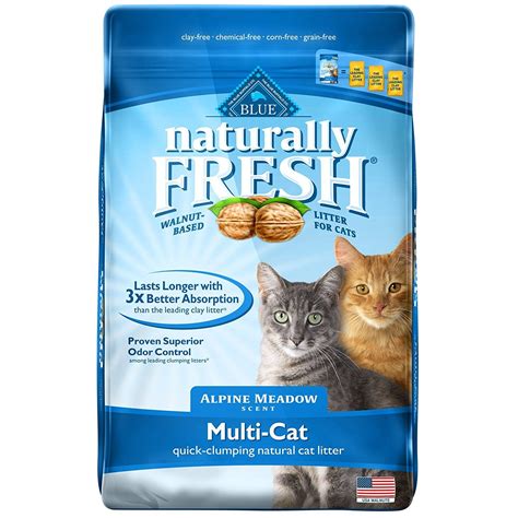 Blue Naturally Fresh Alpine Meadow Scent Multi-Cat Litter ** To view ...