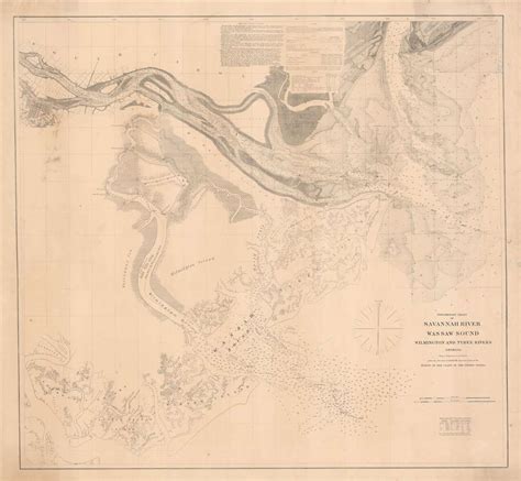 Preliminary Chart of Savannah River Wassaw Sound Wilmington and Tybee ...