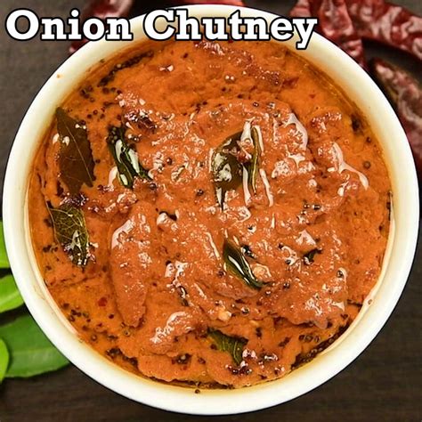 Onion Chutney | chutney recipe | chutney for idli & dosa - Spicy Indian ...