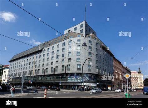 Hilton, Prague Old Town, hotel Prague, Czech Republic Stock Photo ...