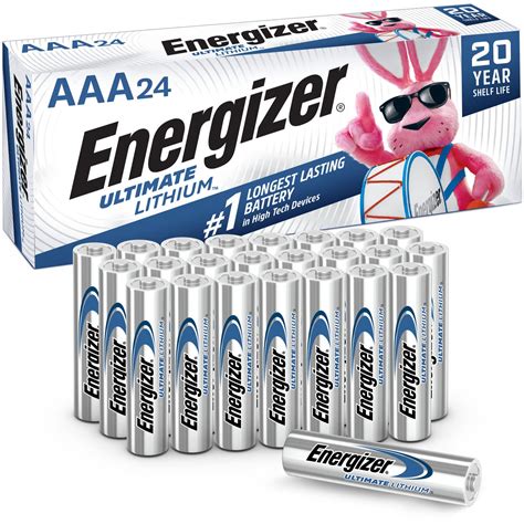 Buy EnergizerAAA Batteries, Ultimate Lithium Triple A Battery, 24 Count Online at desertcartKSA