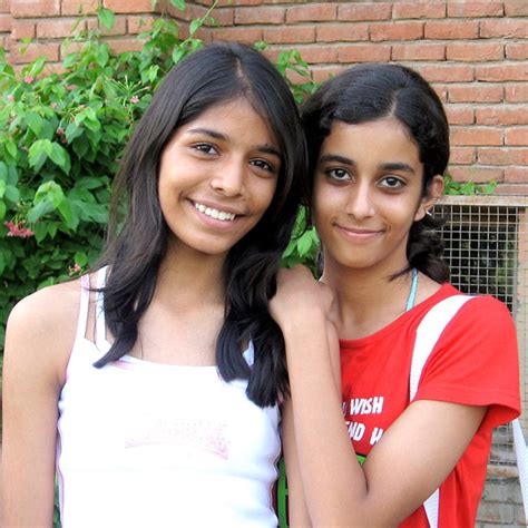 Aarushi Talwar with her school friends