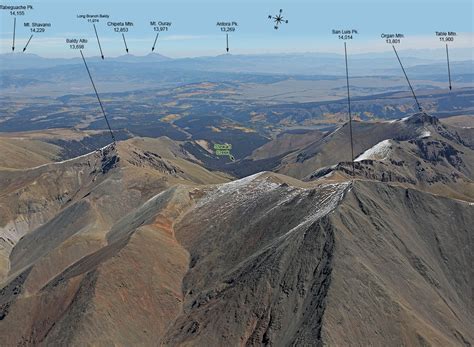 San Juan Mountains Aerial Views