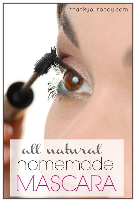 Homemade mascara: All Natural and Eye-Friendly