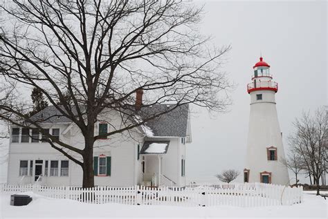 Marblehead Lighthouse in Winter by rick-tsgi - Dream house and bonus lighthouse! | Marblehead ...