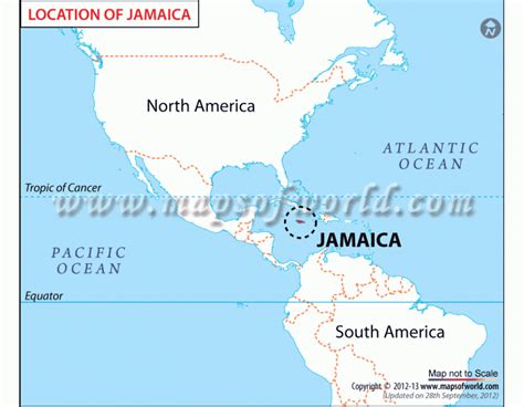 Buy Jamaica Location Map