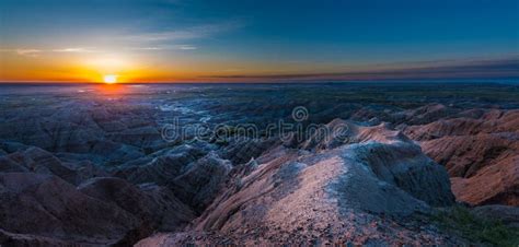 Sunrise in Badlands National Park Stock Image - Image of south, rugged: 72368991