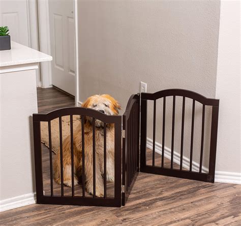 Internet's Best Pet Gate with Arched Top - 3 Panel - 24 Inch Step Over ...