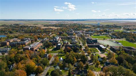 Mount Allison University Campus Drone Aerial Photo - Fall Semester 2022 Editorial Stock Photo ...