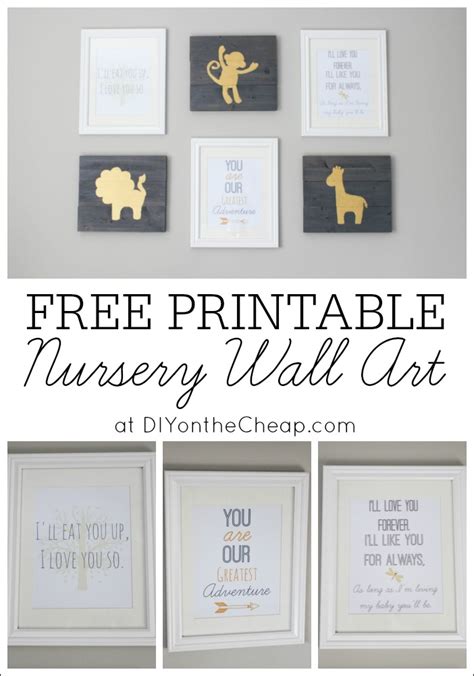 Free Printable Nursery Wall Art! - Erin Spain