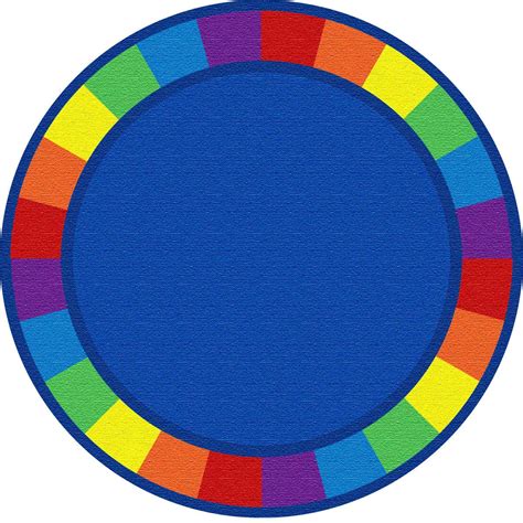 Colors Full Circle Rug | Circle rug, Area rugs, Kids rugs