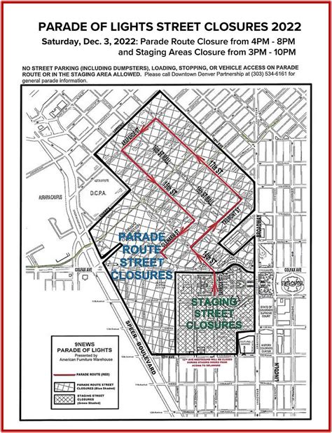 Parade of Lights will close a big chunk of downtown Denver this Saturday