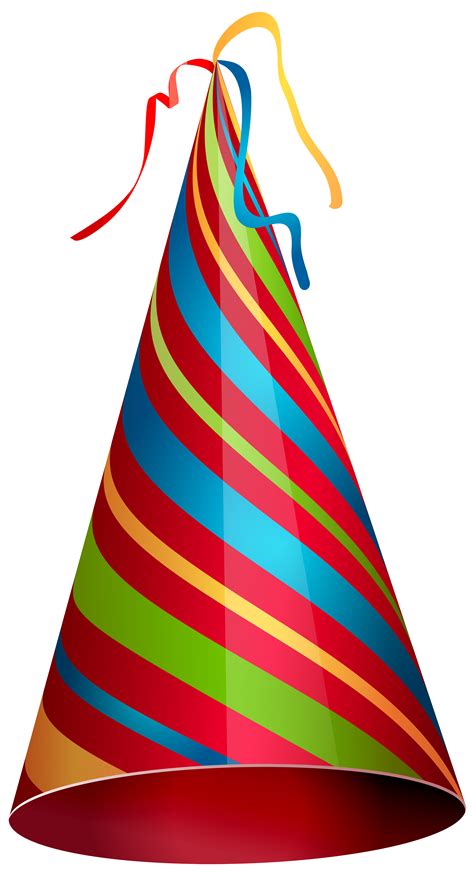 Party hat Birthday Clip art - Colorful Party Hat Transparent PNG Clip ...