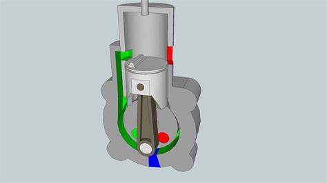 2-stroke engine animation | 3D Warehouse