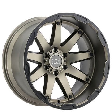 18" Black Rhino Wheels Oceano Matte Bronze with Black Lip Edge Off-Road Rims #BRO083-2